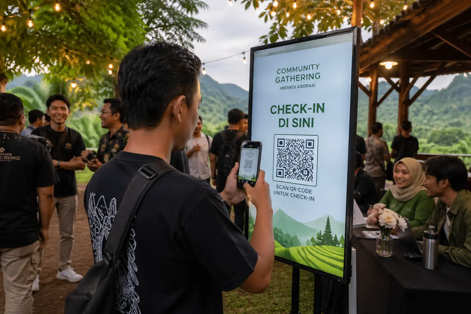 QR Checkin Kiosk